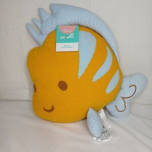 Disney Princess Ariel Flounder Pillowfort Accent Decorative Bed Soft Pillow